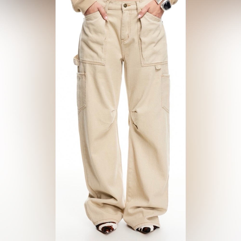 Lioness Tan Cargo Pants